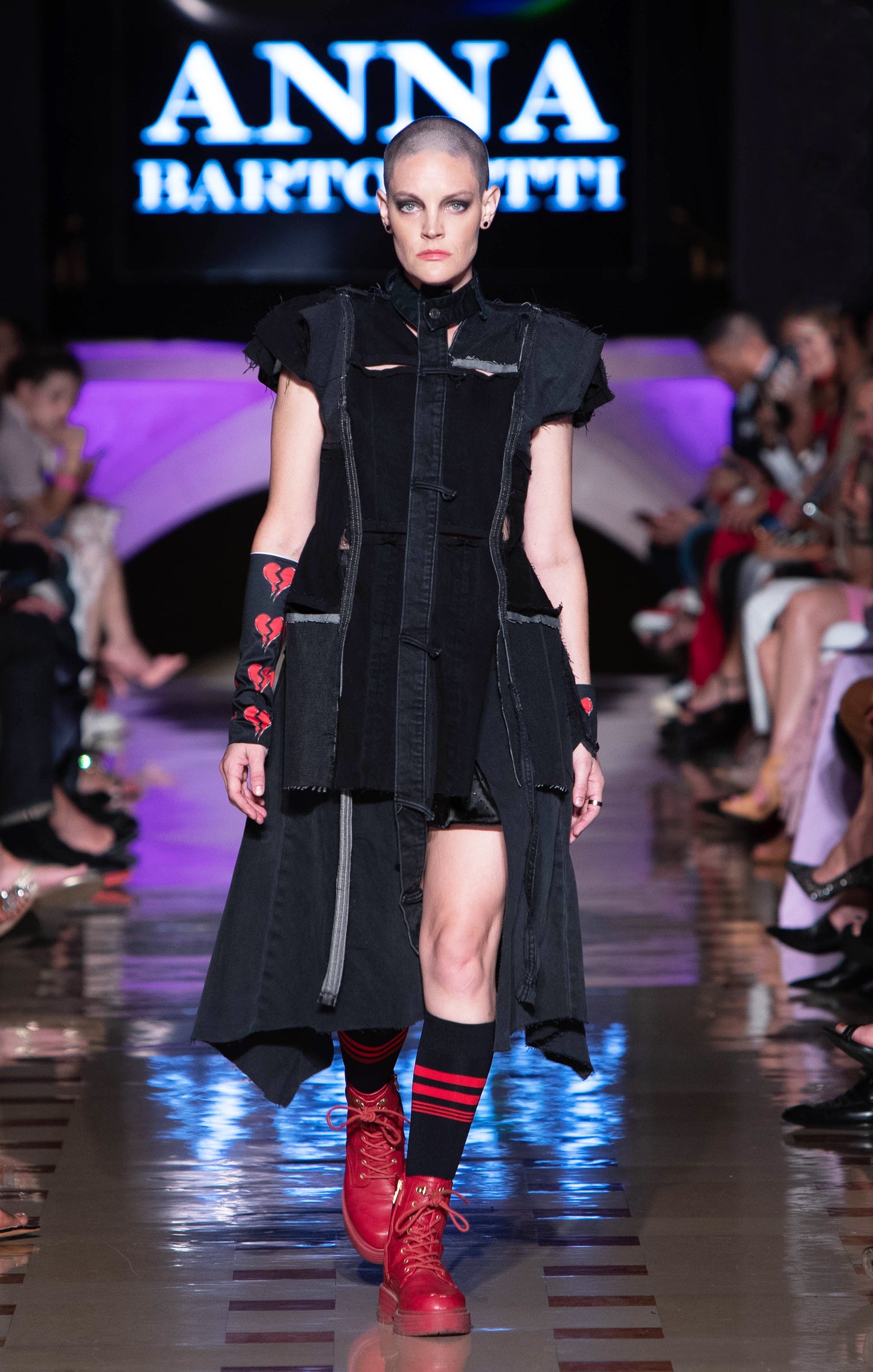 Deconstructed Recycled Denim Dress