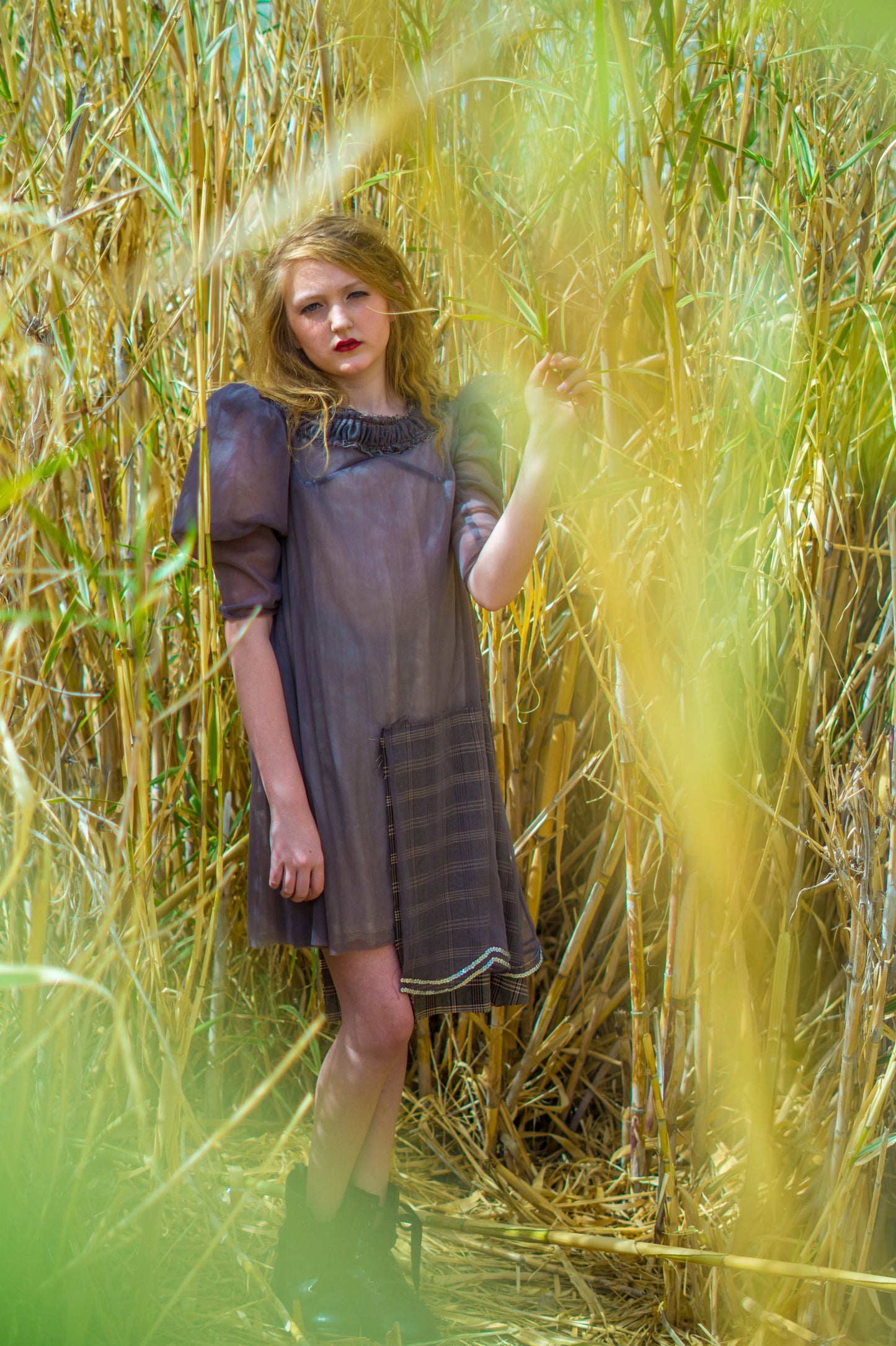 Miss matched sleeve dress